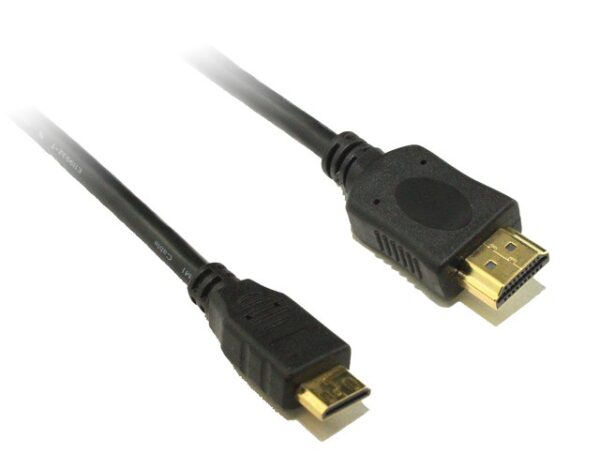 Fanno-Mini HDMI to High Speed HDMI Cable Male to Male  for TV and Projector