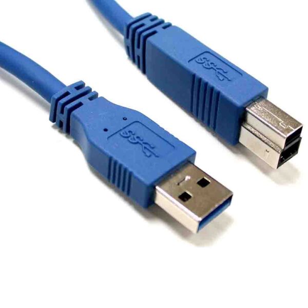 Fanno-USB 3.0 A to B Male Cable 1M High Speed Data Transfer Compatible with Printers