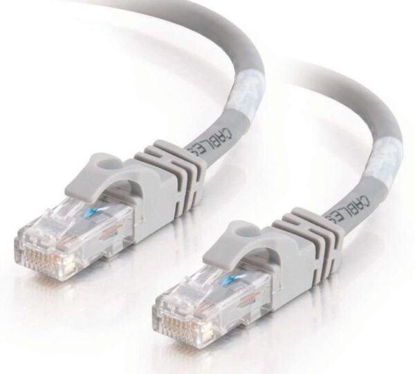 Fanno-Cat6 Ethernet Cable 25cm Grey Premium RJ45 Network LAN UTP Patch Cord 26AWG