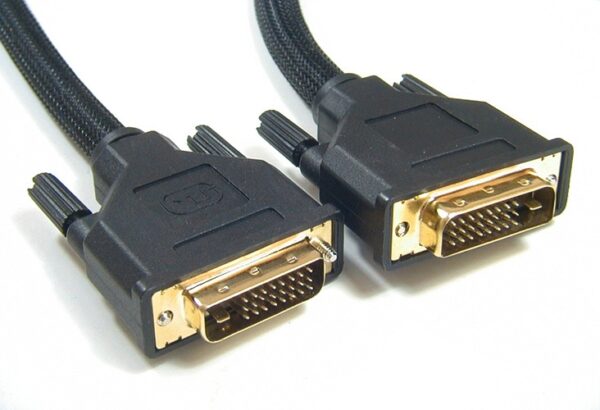 Fanno-DVI-D Cable 2m Male to Male Dual Link 24+1 Pins 30AWG Gold Plated RoHS