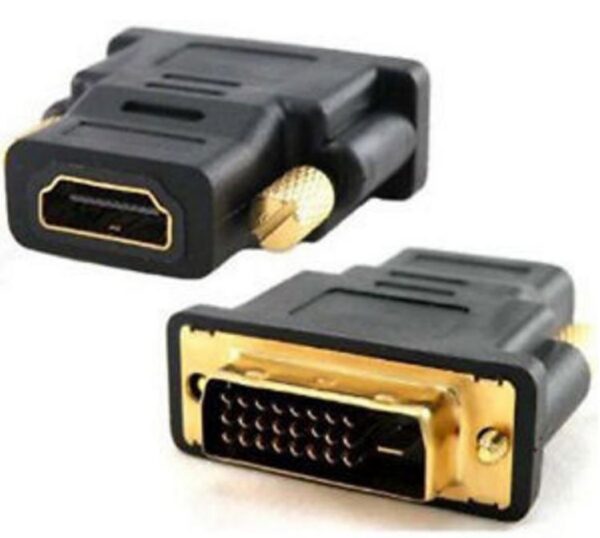 Fanno-HDMI to DVI-D Adapter Converter Female to Male Compatible with DVI Devices