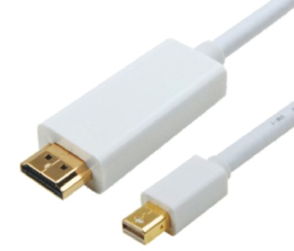 Fanno-Mini DisplayPort to HDMI Cable 5m 20 Pin Male to 19 Pin Male Gold Plated 32AWG