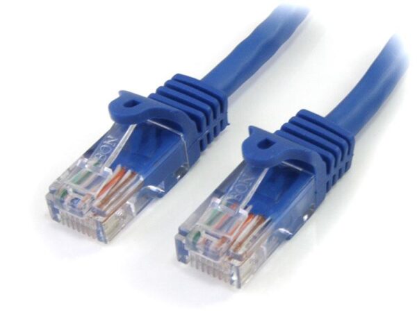 Fanno-CAT5e Ethernet Cable 5m Blue Premium RJ45 Network LAN UTP Patch Cord 26AWG