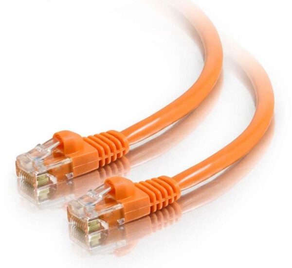 Fanno-CAT6 Ethernet Cable 50cm Orange Premium RJ45 Network LAN UTP Patch Cord 26AWG