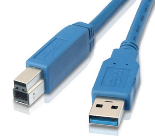 Fanno-USB 3.0 Printer Cable 1m Type A Male to Type B Male for External HDD Printer Scanner