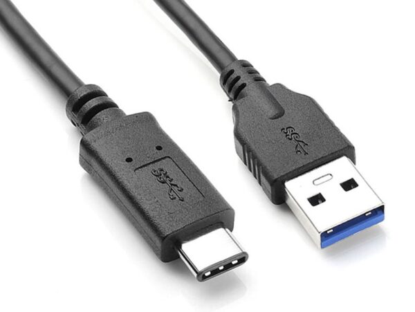 Fanno-USB 3.1 Type C Male to USB 3.0 Type A Male Cable 1m Compatible with Devices