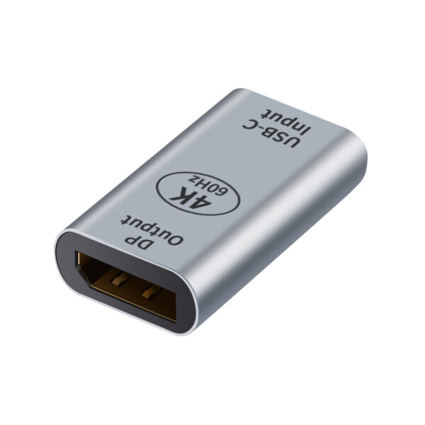 Fanno-USB-C to DisplayPort Adapter 4K 60Hz Female to Female for Windows Mac Android