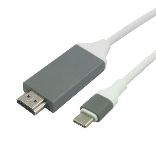 Fanno-USB-C to HDMI Adapter Cable 2m Male to Male for Macbook Chromebook  Galaxy