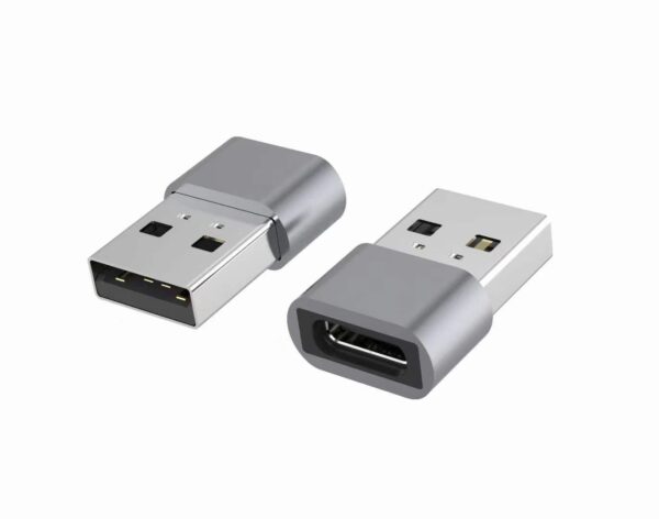 Fanno-Compatible USB Type C Female to USB 2.0 Male OTG Adapter for Charging and Data Transfer