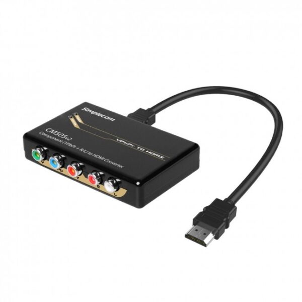 Fanno-Component to HDMI Converter for YPbPr and Stereo R/L Supports Full HD 1080p