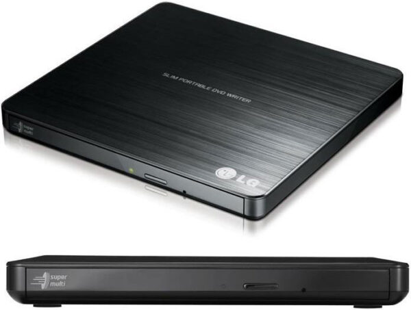 Fanno-External USB Ultra Slim Portable DVD Drive with M-Disc Support for Mac and Windows