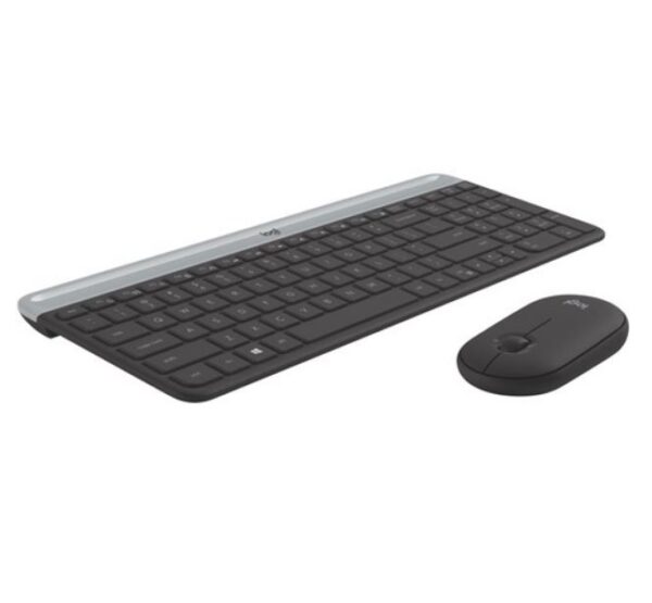 Fanno-Wireless Keyboard Mouse Combo Slim Minimalist Design Compact USB Receiver