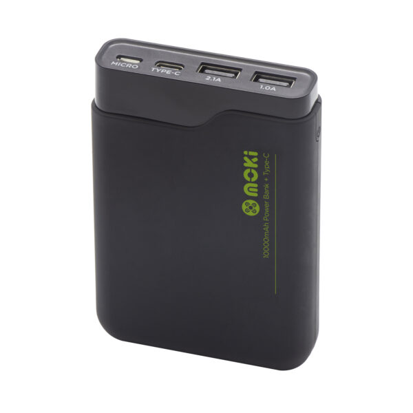 Fanno-Power Bank 10000mAh Fast Charge Type-C Compatible with USB-A MicroUSB Devices