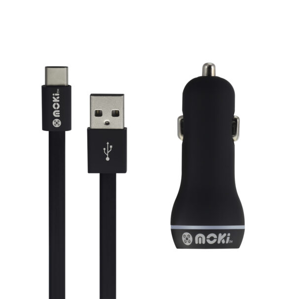 Fanno-Type-C SynCharge Cable and Dual USB Car Charger for Fast Charging Devices