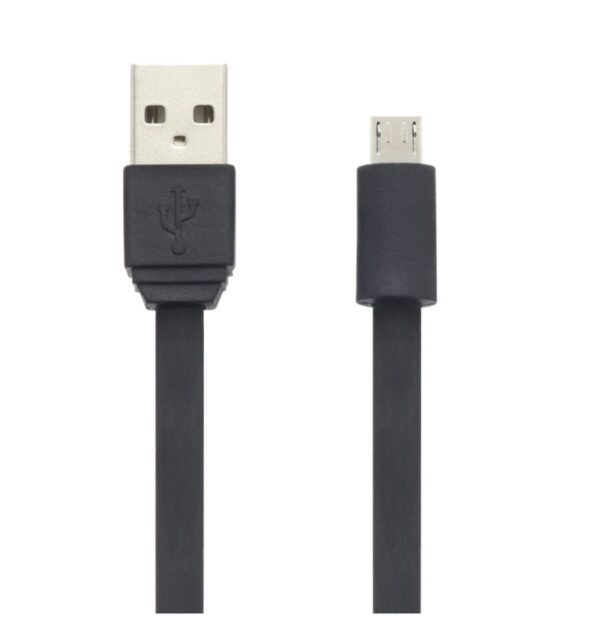 Fanno-Micro USB SynCharge Cable 150cm Flat for Car and Home Use Charge and Sync