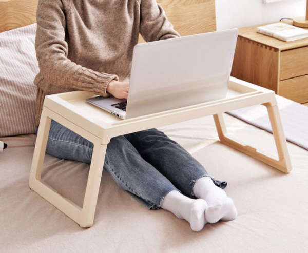 Fanno-Folding Laptop Bed Desk Portable Table for Home Office Study and Writing Use