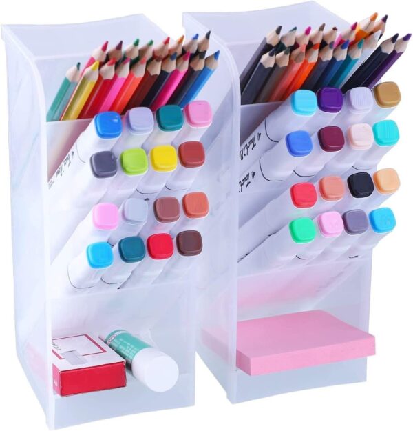 Fanno-Desktop Storage Organizer for Office School Supplies and Makeup Brushes 2 Pack