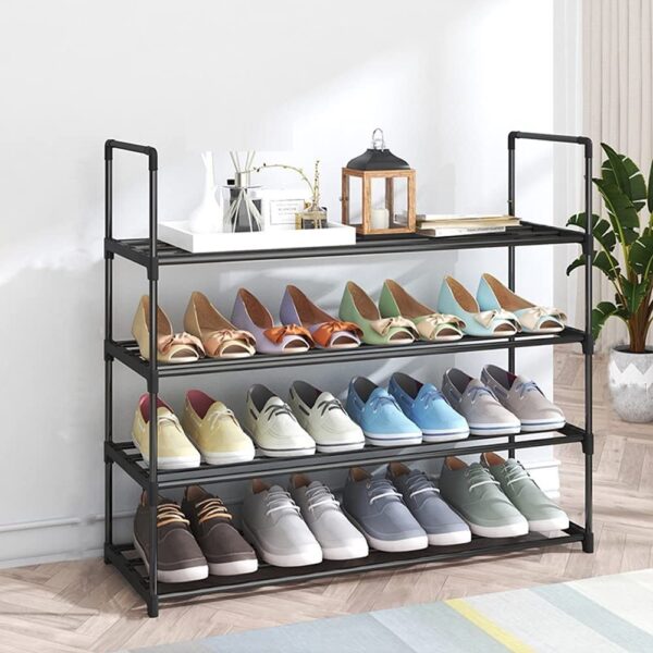 Fanno-4-Tier Shoe Rack Organizer for 20 Pairs of Shoes Durable Space-Saving Storage