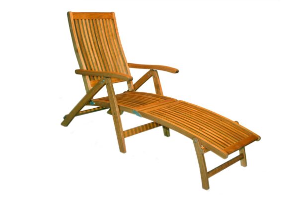 Fanno-Acacia Timber Sun Chair Outdoor Furniture for Relaxing in Warm Weather