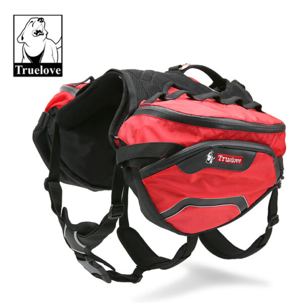 Fanno-Doggie Backpack Harness for Small Dogs with Padded Handle and Reflective Lining