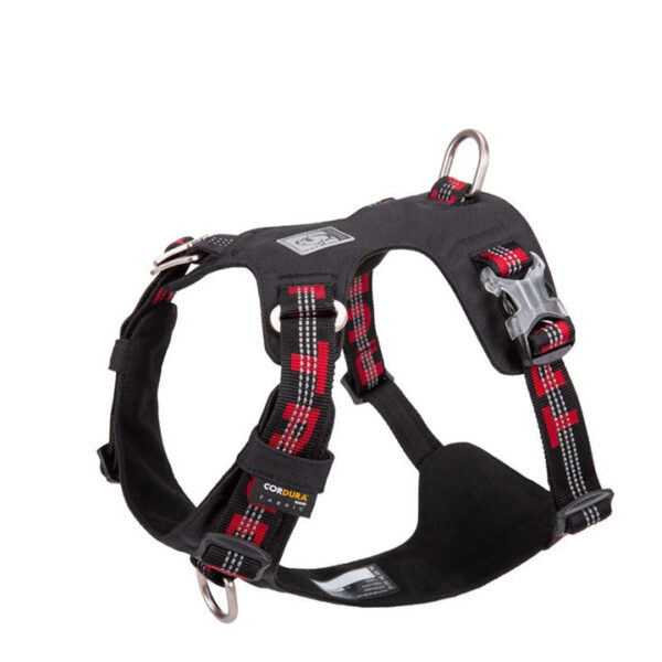 Fanno-Ultralight No Pull Dog Harness Lightweight Reflective Cordura Fabric for Large Dogs