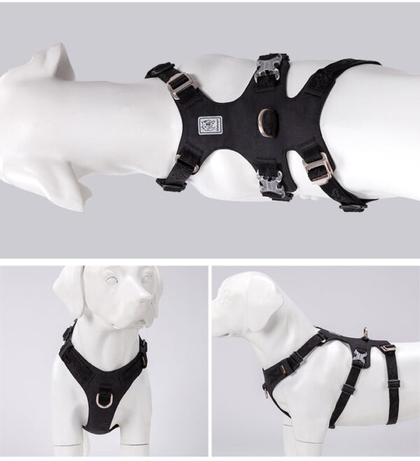 Fanno-Escape Proof Waterproof Dog Harness with Adjustable Straps and Reflectors