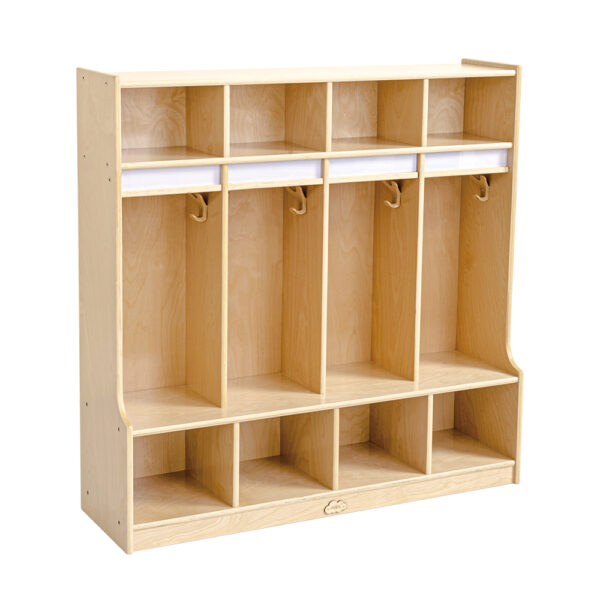 Fanno-Coat Locker for Preschool with Cubbies and Hooks for Organized Storage