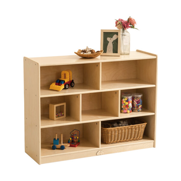 Fanno-7 Cubby Storage Cabinet for Kids Bookcase Organizer Ideal for Toys and Books