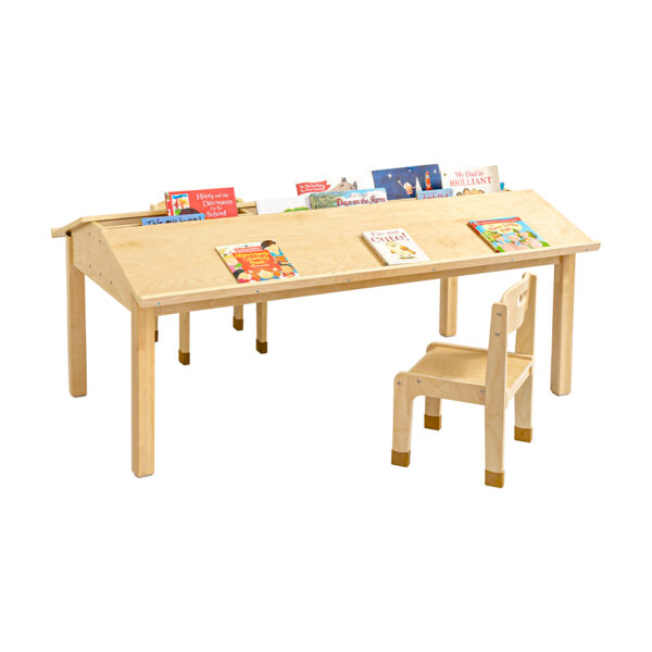 Fanno-Kids Tilted Reading Drawing Table for Early Childhood Classroom Use