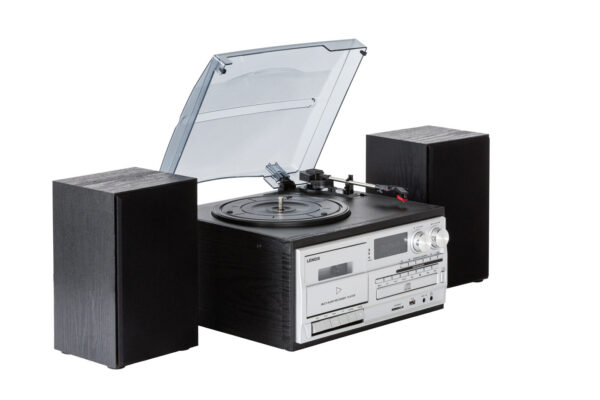 Fanno-Universal Home Entertainment System with Bluetooth 5.0 for Vinyl CDs and Cassette