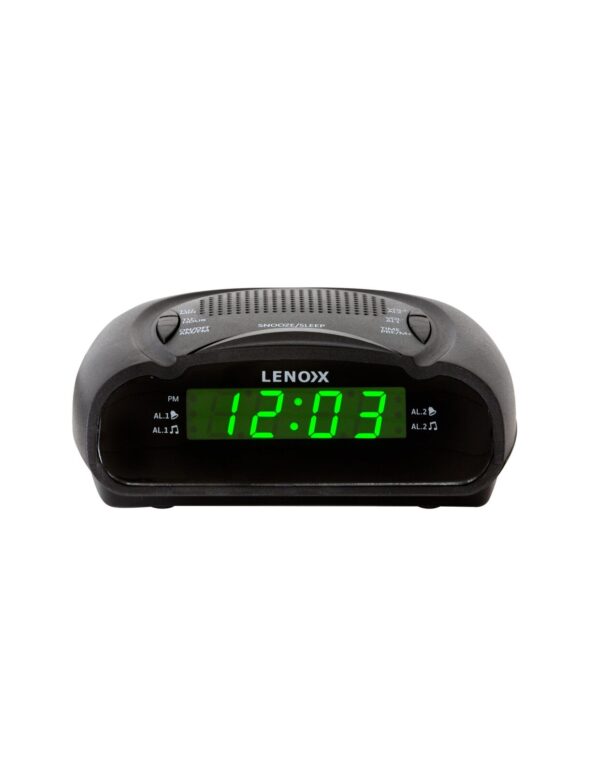 Fanno-AM FM Alarm Clock Radio with Dual Alarm and Green LED Display for Easy Viewing