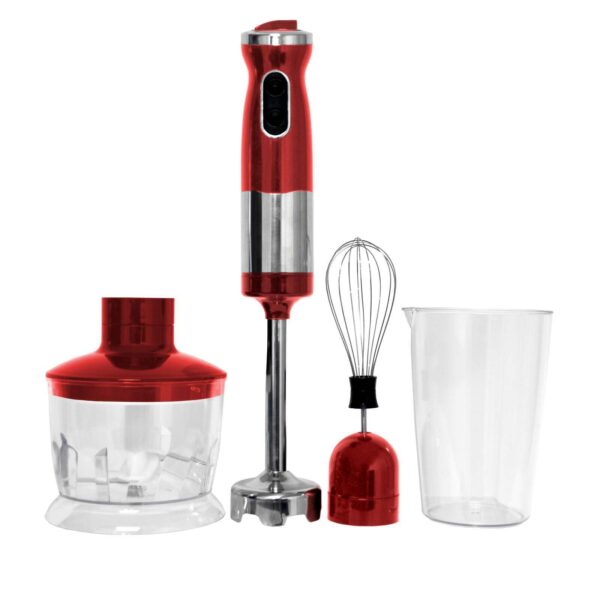 Fanno-Electric Stick Mixer Set with Chopper and Whisk for Easy Blending and Pureeing