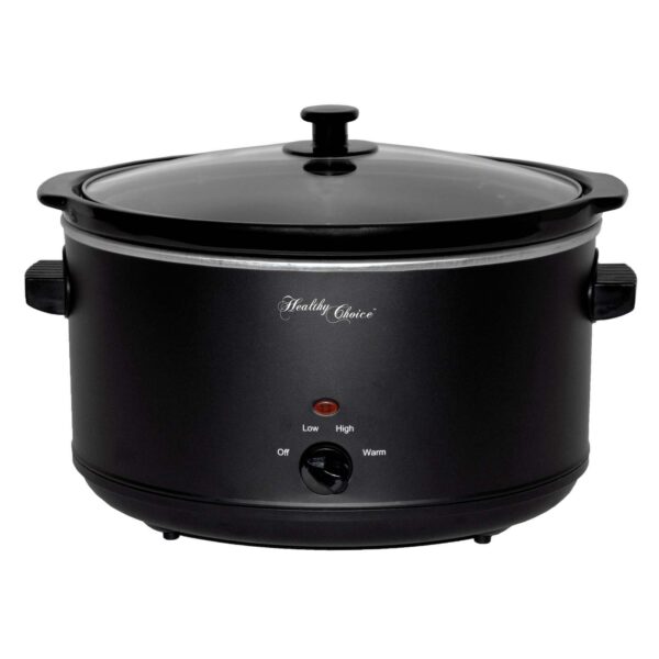 Fanno-8L Slow Cooker Large Capacity Non-Stick Ceramic Pot for Healthy Home Cooking