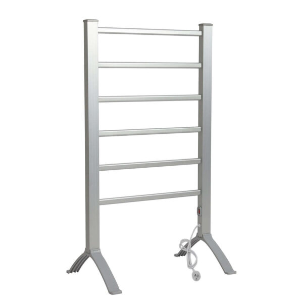 Fanno-Standing Heated Towel Rail Electric Warming Rack for Bathroom Drying Towels