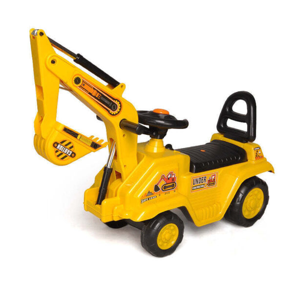 Fanno-Ride-on Children's Excavator Toy for Kids with Interactive Features and Storage