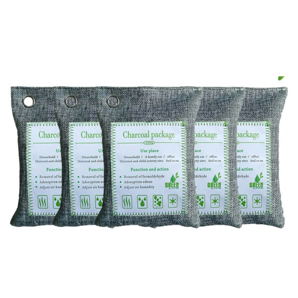 Fanno-Air Purifying Bags 5PCS Activated Bamboo Charcoal Odor Eliminator for Home Car