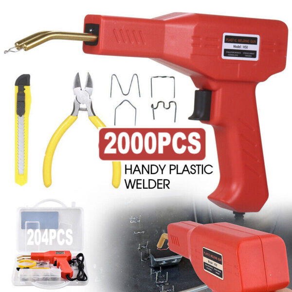 Fanno-Plastic Welding Machine Kit for Car Bumper Repair with 2200 Welding Staples