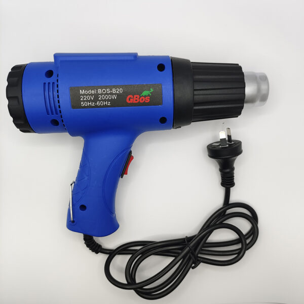 Fanno-Electric Heat Gun 2000W with 9 Nozzles for Shrinking PVC Bending Pipes and More