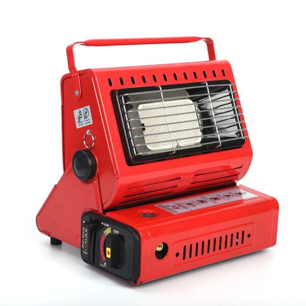 Fanno-Portable Butane Gas Heater for Camping Outdoor Hiking Tent Survival Red