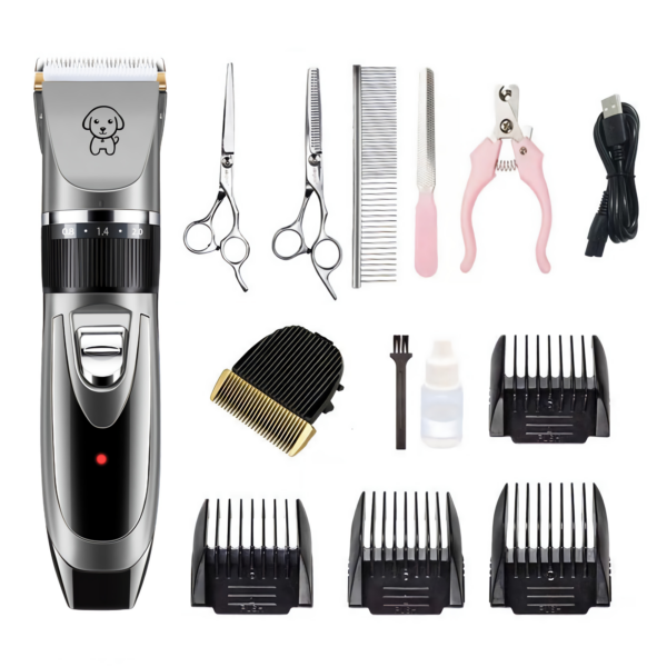 Fanno-Electric Dog Cat Grooming Kit Pet Hair Shaver Trimmer Cordless Scissors Clipper Spare Head