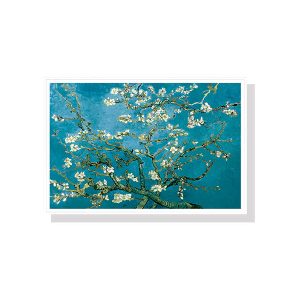 Fanno-Canvas Wall Art Van Gogh Almond  Framed Print 50x70cm Home Decor