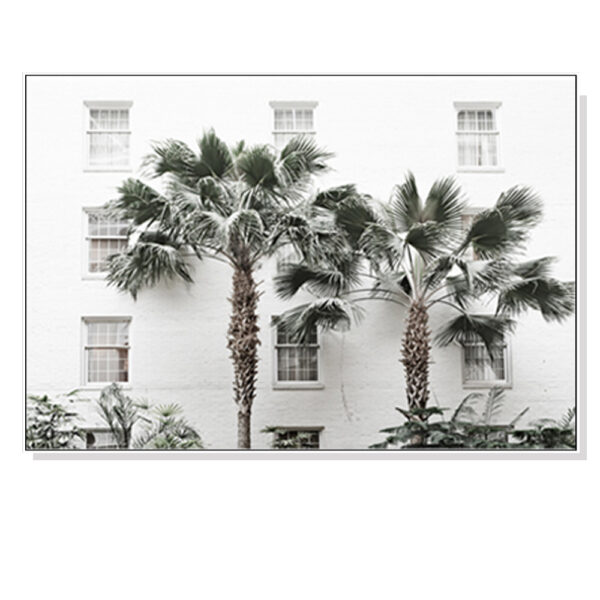 Fanno-Canvas Wall Art 50x70cm Palm Tree Framed Print for Home Decor Australia