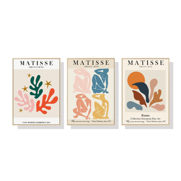 Fanno-Canvas Wall Art Set 60x90cm Matisse Framed Prints for Home Decor Australia