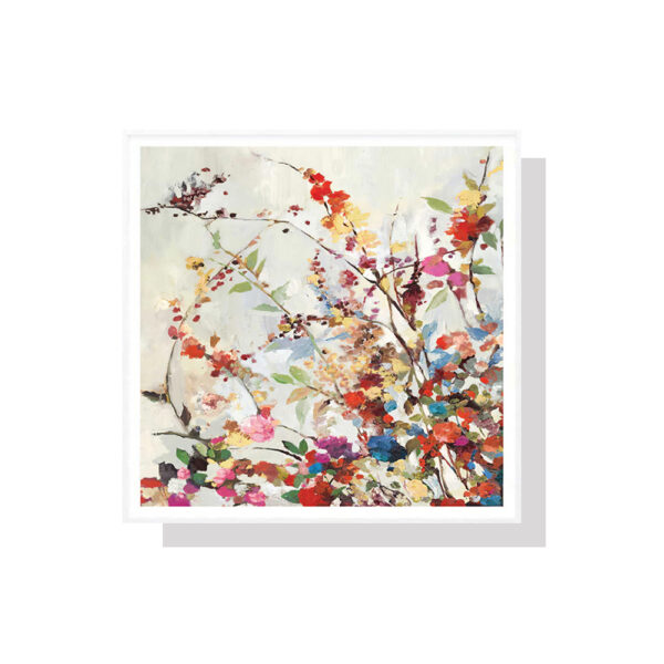 Fanno-Canvas Wall Art 70x70cm Square Premium Print with White Floating Frame