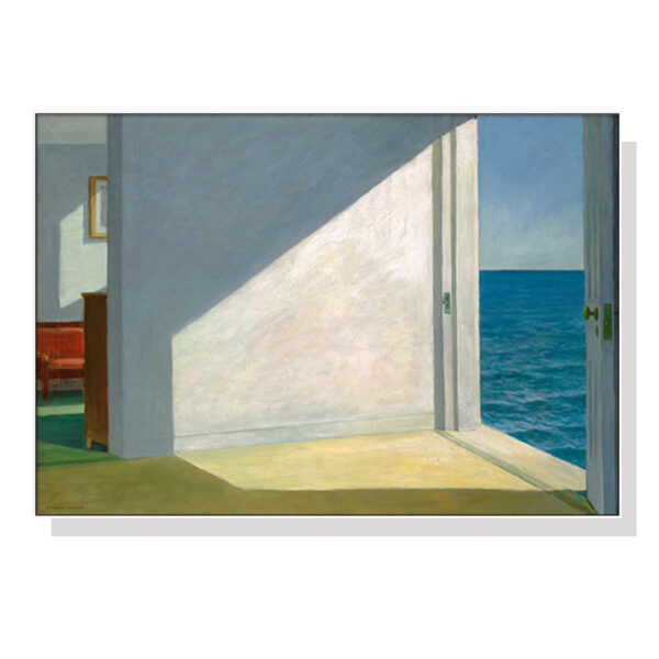 Fanno-Canvas Wall Art 50x70cm Room By The Sea Edward Hopper Framed Print Australia