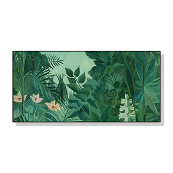 Fanno-Canvas Wall Art 40x80cm Equatorial Jungle Green Forest Framed Print Australia