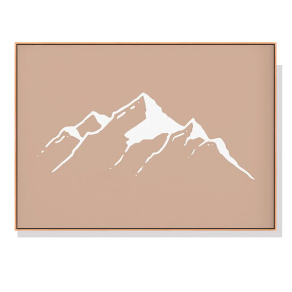 Fanno-Canvas Wall Art Boho Mountain Framed Print 80x120cm Premium Quality Decor