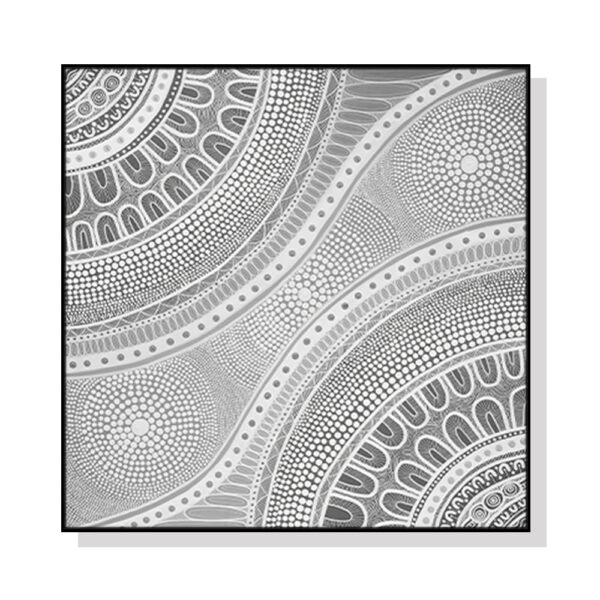 Fanno-Canvas Wall Art 50x50cm Black Frame Premium Print for Home Decor Australia