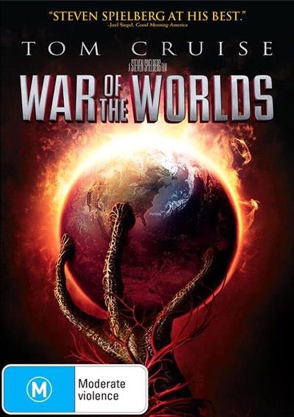 Fanno-War Of The Worlds DVD Sci-Fi Action Movie Alien Invasion Family Drama Adventure