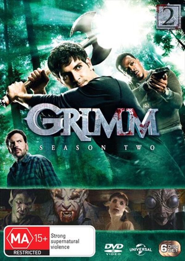 Fanno-Grimm Season 2 DVD Detective Nick Burkhardt Supernatural Creatures Fairy Tales